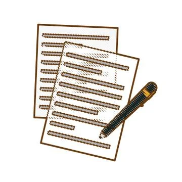 Document pages icon Stockillustratie