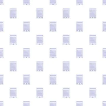 Document pages seamless pattern background for business design Stock Illustration