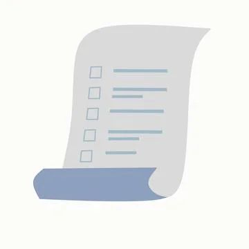 Document paper icon. Job Stock Illustration