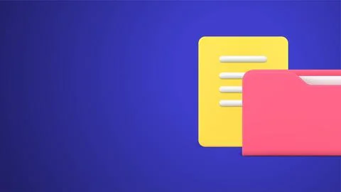 Document paper page folder archive storage datum cyberspace catalog organizat 스톡 일러스트