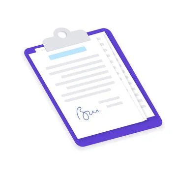 Document paper page Stock Illustration