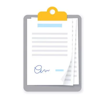 Document paper page Stock Illustration