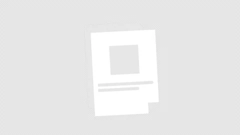 Document with a paperclip, representing file attachment, organization, or d.. Stock Footage 310537397