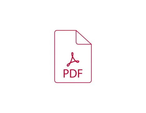Document, pdf, format icon. Vector illustration. Illustrazione stock