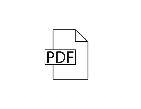 Document, pdf, format icon. Vector illustration. Illustrazione stock
