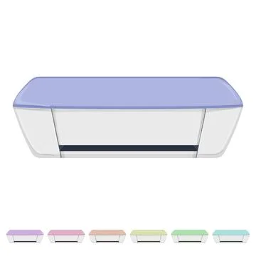 Document printer paper cartoon vector graphic Illustrazione stock
