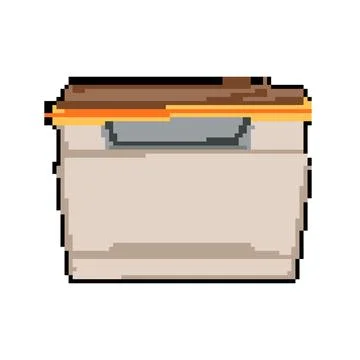 Document printer paper pixel art vector illustration Stock Illustration