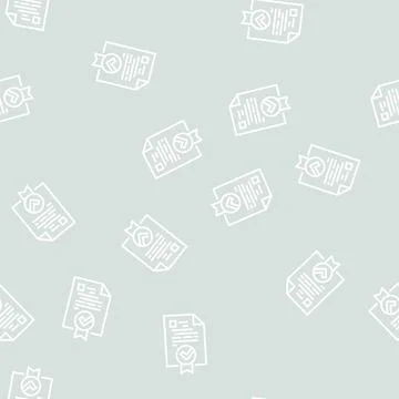 Document quality line seamless pattern Stock Illustration