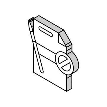 Document reject isometric icon vector illustration イラスト素材