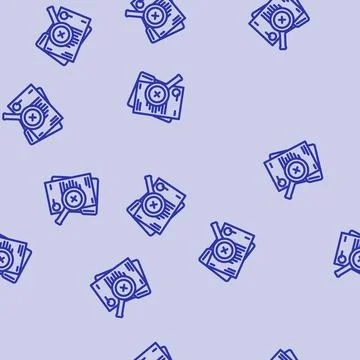 Document reject line vector seamless pattern イラスト素材