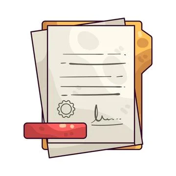 Document remove illustration Stock Illustration