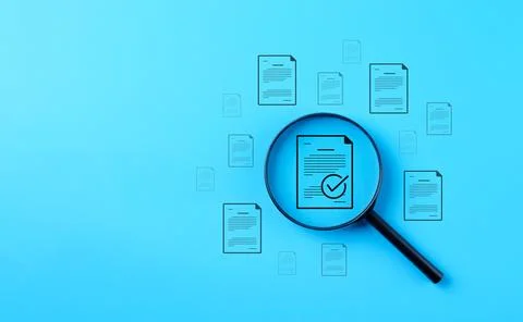 Document Review and Quality Control Concept. Stock Photos
