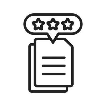 Document Review Icon Image. Stock Illustration