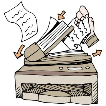 Document scanner Stock Illustration