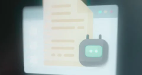 Document scanner software to convert scanned documents into editable text Stock Footage 314731887