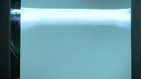 Document scanning process, top view Stock Footage 320348074