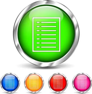 Document set icons Stock Illustration