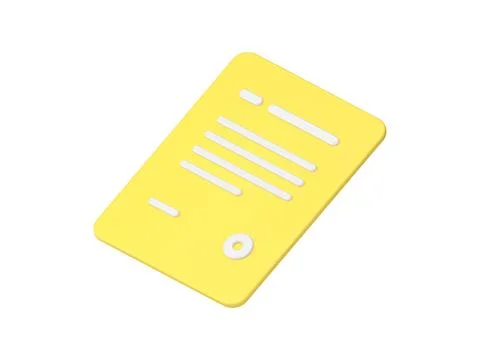 Document sheet paper page contract agreement business deal blank legal form 3 Stock Illustration