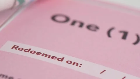 Document showing a confirmation or receipt detail Stock Footage 318120763