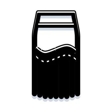 Document shredder icon processing confidential paper イラスト素材