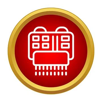 Document shredder icon processing data security イラスト素材