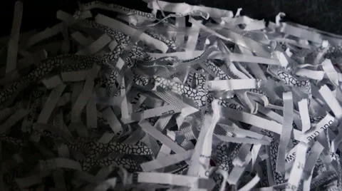 Document shredding  Stock Footage 56269701