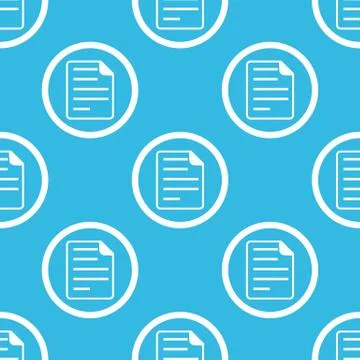 Document sign blue pattern Stock Illustration