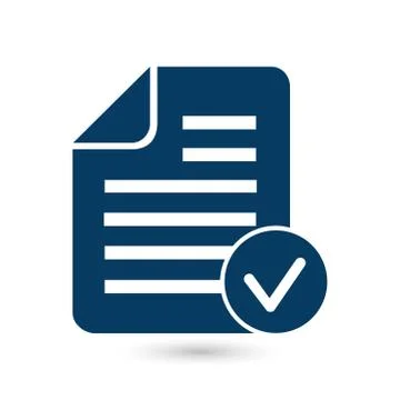 Document sign symbol Stock Illustration