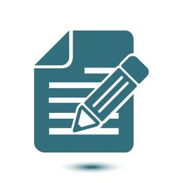 Document sign symbol. Illustrazione stock