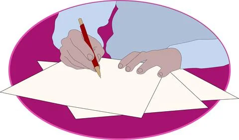 Document Signing Flat Vector Illustration  Stock Illustration