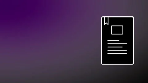 Document Stack Icon Stock Footage 335632724