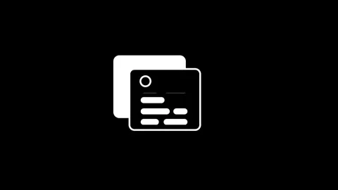 Document Stack Interface Stock Footage 336063975