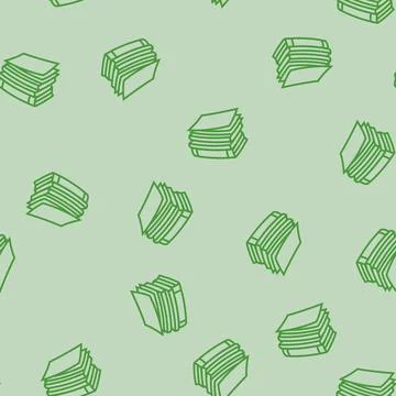 Document stack list line seamless pattern イラスト素材