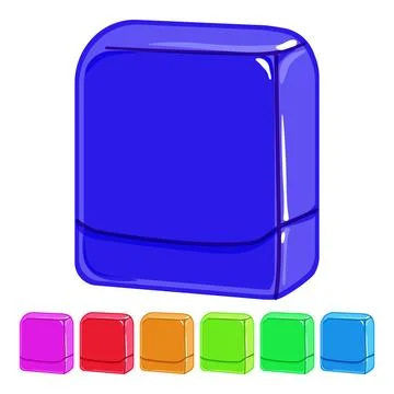 Document stamp handle cartoon vector graphic Stock Illustration