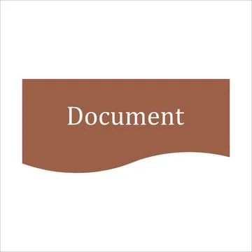 Document symbols in flowchat Stock Illustration