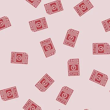 Document templates technical writer glyph seamless pattern Stock Illustration