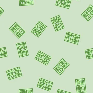 Document templates technical writer line vector seamless pattern Stock Illustration