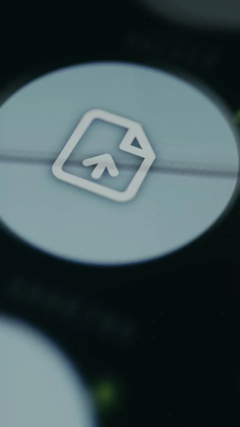 Document transfer icon for file sharing concept Stock Footage 334935469