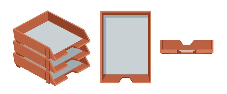 Document Tray Stockillustratie