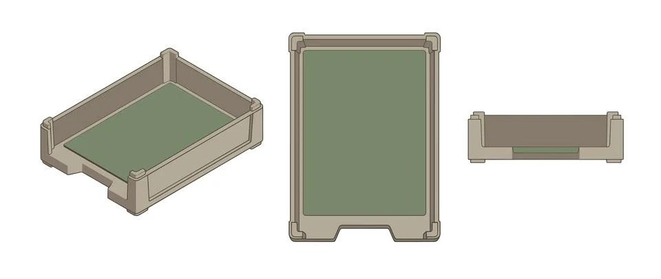 Document Tray Stockillustratie