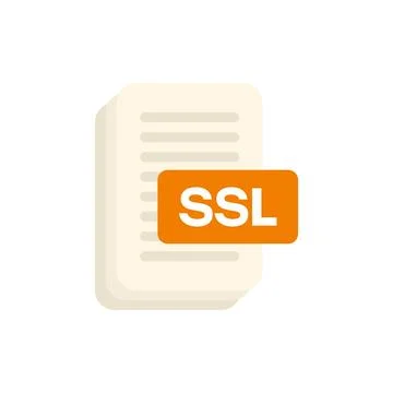 Document using ssl encryption for secure connection イラスト素材