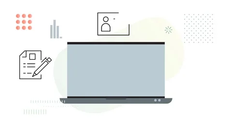 Document Validation of Plagiarism in Research Paper - Animated Illustration Stock Footage 282530617