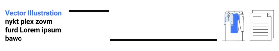 Document Validation Process with Barcode Scanner and Official Paperwork Conce Stock Illustration