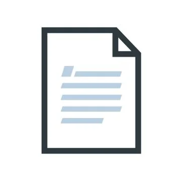 Document vector icon イラスト素材