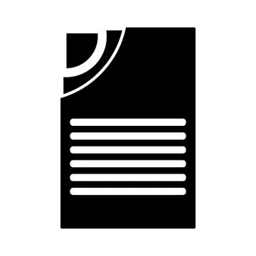 Document vector icon illustration Stock Illustration