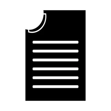 Document vector icon illustration Stock Illustration