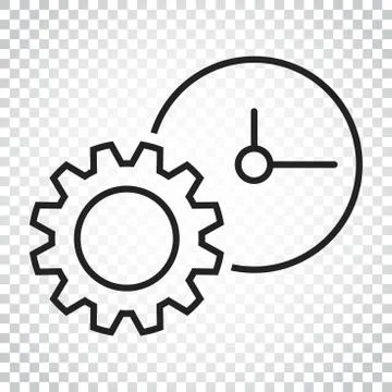 Document vector icon. Project management flat illustration. Simple business c 库存插图