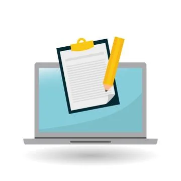 Document vector illustration , vector icon Stockillustratie