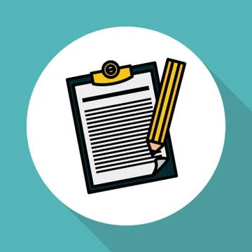 Document vector illustration , vector icon Stockillustratie