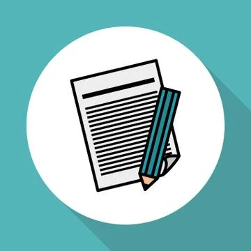 Document vector illustration , vector icon Stockillustratie